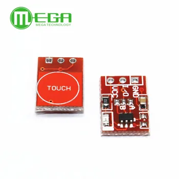 50PCS/LOT NUEVA TTP223 botón Táctil Módulo Condensador de tipo Único Canal de Auto Bloqueo de Contacto sensor de interruptor de