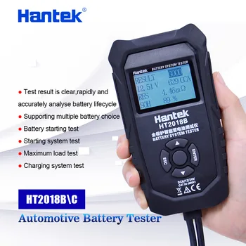 Hantek HT2018B/C 6V 12V 24V de la Automoción Probador de la Batería de coche de Carga de la Batería Probador Analizador con Pantalla LCD