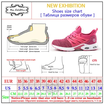 Nueva Exposición de los Hombres Más Tamaño de punta de Acero Anti Aplastamiento de Trabajo Botas de Moda Casual Zapatillas de Protección de la Punción de Seguridad a Prueba de Zapatos