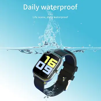 Deportes Impermeable Reloj Inteligente de la Presión Arterial de Oxígeno Smartwatch de Fitness Tracker Reloj de las Mujeres de los Hombres Reloj Inteligente para Android Ios Reloj