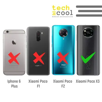 FunnyTech®Caso de Xiaomi poco X3 l caso de los planetas fondo azul