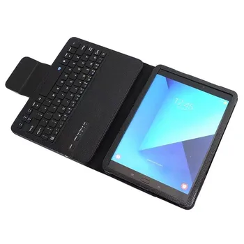 Portátil De Escritorio De La Oficina De Entretenimiento Accesorios Para Samsung Galaxy Tab S3 T820 9.7 Caso De Auto Sleep/Wake Tapa+Wirelss Teclado