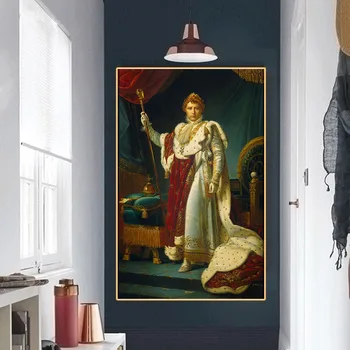 Citon Francois Gerard《Retrato del Emperador Napoleón I》Lienzo de Arte de la Pintura al Óleo obra de Arte de la Imagen Moderna de la Decoración de la Pared Decoración del Hogar