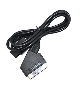 1,8 m de PVC, RGB Scart de Vídeo Cable AV Cable de Plomo Para PAL Super Nintendo, N64, NGC de SNES