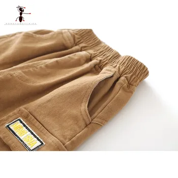 Kung Fu Ant 2020 de Primavera Pantalones de los Niños de Algodón de Longitud Completa de Elástico en la Cintura Soild Recta Pantalones Sueltos Pantalones Para El Niño leggings Bebé