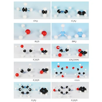 240pcs/Set Química del Átomo de Modelos Moleculares Kit Científica en General la Educación de los Niños Modelo