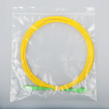 10PCS/bolsa de SCAPC 3M Monomodo Simplex de fibra óptica cable de conexión SC 3M 2.0 mm 3.0 mm FTTH fibra óptica Cable de puente de envío gratis