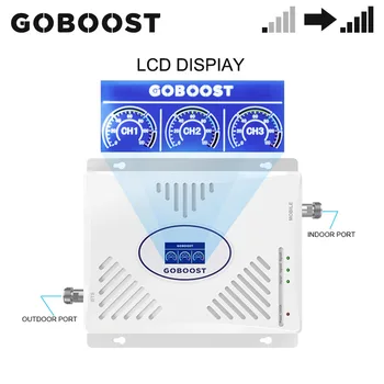 GOBOOST CDMA 850 PCS 1900 AWS 1700 MHz Tri Banda de Refuerzo de la Señal 2g 3g 4g Celular Amplificador de Banda 5 Banda 4 Banda de 2 Repetidor