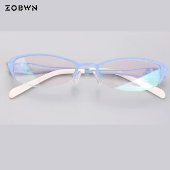La moda de las señoras de los Lentes Ópticos Transparentes de Lentes Miopía Gafas de Mujeres de la Vendimia del Metal Gafas de Mujer Diseñador de Marcos de Anteojos
