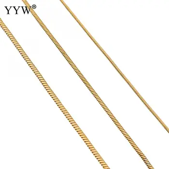 Collar de Acero inoxidable de la Pulsera de la Fabricación de Cadenas de 10m/Bobina del Color del Oro de la Cadena Para la Fabricación de la Joyería de las Mujeres de los Hombres hechos a Mano Material de