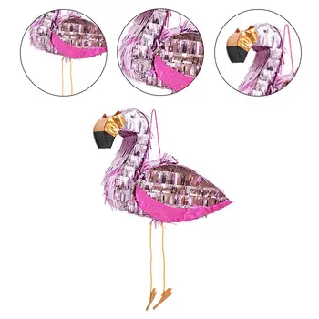 Piñata Cumpleaños Juego Flamingo Burro Estrella Grande Colgando Piñatas Dulces accesorios para Niños de Día de la Fiesta de Suministros