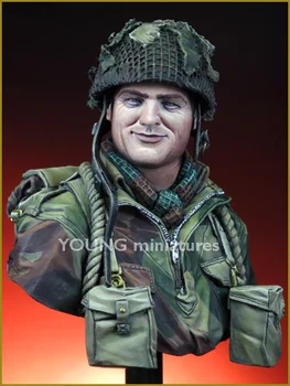 1/10 Paracaidista Británico Noroeste de la Europa de la segunda guerra mundial Resina Figura Busto GK tema Militar de la segunda Guerra Mundial, sin estucar ni color