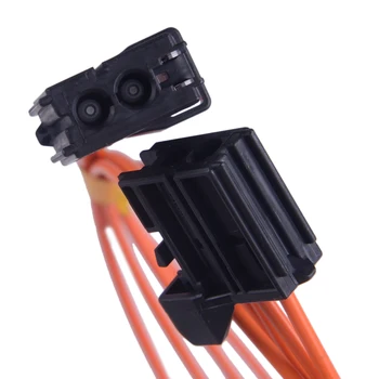 DWCX Coche Adaptador en la Mayoría de los sistemas de Fibra Óptica, Cable de Puente Multimedia Conector de Plástico aptos para Audi, BMW Benz Porsche