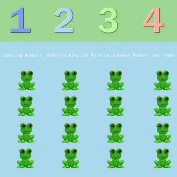 Los niños de dibujos animados Lindo de la Rana de la Balanza de Conteo de Número de Aprender a sumar y Restar Operación Matemática Matemática Juego de Juguete