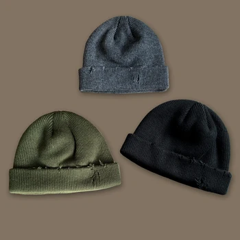 IEFB los hombres de la ropa coreana perforado sombrero de los hombres y mujeres otoño invierno de la moda cool hip hop de la Calle suéter sombreros tendencia 9Y4264