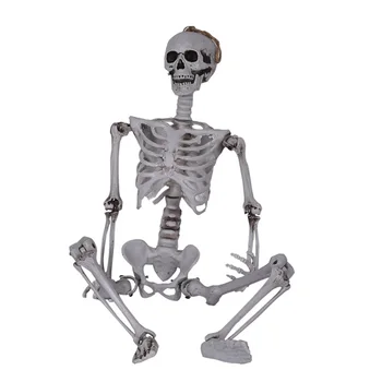 Halloween De Miedo Props Esqueleto Humano De Decoración De Halloween Fiesta De La Proposición Cuerpo Humano, Huesos Del Esqueleto Modelo De Halloween Suministros