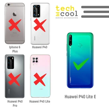 FunnyTech®funda de Silicona para el Huawei P40 Lite E l Frida colores de fondo de los caracteres de los diseños de ilustraciones 3