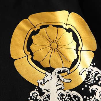 Lyprerazy Japonés Streetwear Camiseta Print Camiseta Hip Hop De Algodón Tops Camisetas Carpas De Impresión Mens Harajuku T-Shirt