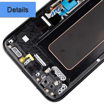 Original Amoled De Samsung Galaxy S8 más S8plus LCD SM-G955FD G955F G955 con un punto de la Pantalla Lcd Con Digitalizador de Pantalla Táctil