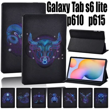 Para Samsung Galaxy Tab S6 Lite P610 P615 De 10,4 Pulgadas De La Tableta Caso Soporte A Prueba De Golpes De La Cubierta + Stylus Gratis