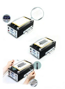 YIHUA 946D-III inteligente de Pantalla LCD Separador Integrado En la Bomba de Vacío de Succión Fuerte de la Pantalla del Teléfono Remover con Lámpara de Curado