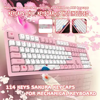 X World Tour - Tokyo108+6 Teclas de Keycap OEM Perfil de la valoración PBT Keycap Teclas Conjunto de Akko Cherry MX Interruptor Mecánico Gaming Keyboard