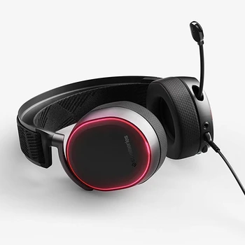 SteelSeries Arctis Pro de Alta Fidelidad Auricular para Juegos - Hi-Res Controladores de los Altavoces - DTS Headphone:X v2.0 Envolvente para PC, Negro