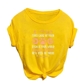 2020 Camisetas de las Mujeres de Moda Casual O-Cuello de la Carta de Impresión de Manga Corta T-Shirt Tops Blusas футболка женская 2020