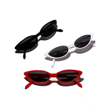 Único de la Pequeña Cat Eye Gafas de sol Hembra de Tortuga Vasos Pequeños de Color de las Gafas de Moda Rojo Rosa Gafas de sol de las Mujeres de 2018 5309R