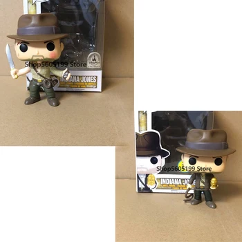 ¡NUEVO! POP de Indiana Jones, con cuadro de Vinilo Figuras de Acción Juguetes de modelos para Niños regalo
