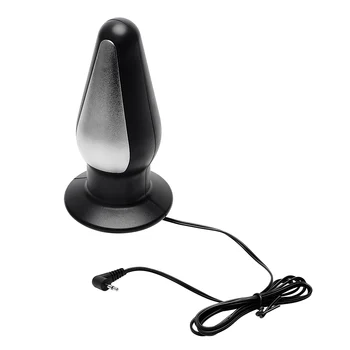 OLO Choque Eléctrico Big Butt Plug G-spot Masaje Anal Vaginal Plug Médicos Juguetes Estimulador de Próstata de Juguetes Sexuales para Hombres, Mujeres