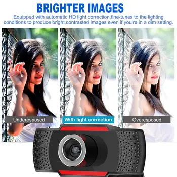 Completo HD 720P/1080P Webcam USB Pc Cámara con Micrófono de Driver de Vídeo de cámara web para la Enseñanza en Línea transmisión en Vivo