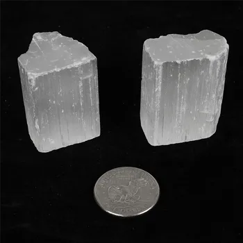 1box Natural de Selenito de Piedras Chakra Piedras de Sanación de la Energía Primas Minerales Cristales de la Muestra de Decoración para el Hogar