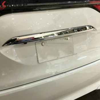 Para Toyota Estima Previa Tarago 2016 ABS Cromo en la puerta Trasera Tapa del Maletero Cubierta Recorte de Coches Pegatinas de Accesorios Exteriores
