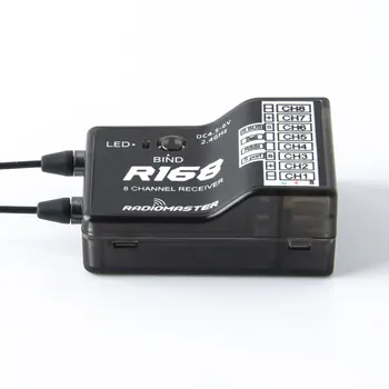 De nuevo En Stock RadioMaster R168 16CH Frsky D16 Compatible con PWM Receptor con Sbus para RC Drone