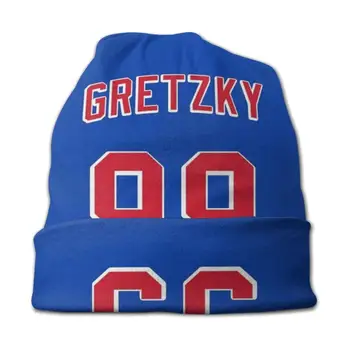 De Los Grandes Del Hip-Hop Sombrero Beanie Sombrero Casual De Poliéster Tejido Tapa Grande De Hockey De Nueva York, Nyc Wayne Rangers De Nueva York Gretzky