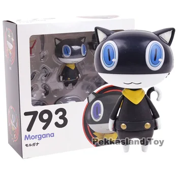 Persona 5 Morgana 793 Mona Gato Negro de PVC Figura de Acción Coleccionable Modelo de Juguete