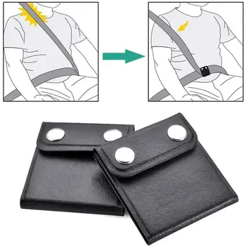 Coche Universal del Cinturón de seguridad de Hombro de la Guardia Protector de Coche Ajustador de Hombro de la Guardia Estilo de la Almohadilla de Coche Cinturón de 2pcs Seguro del Cinturón de seguridad Hebilla de V6R5
