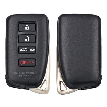 3+1/4 Botones PEDIR 314.3 MHz Smart Remote Key (SUV) Para Lexus 2017 2018 2019 Junta 0010 con 8A CHIP de IDENTIFICACIÓN de la FCC: HYQ14FBB TOY12 sin cortar