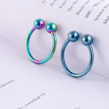 Moda simple de apertura ajustable de acero inoxidable anillo de las mujeres creativas del Anillo de Acero de Titanio Anillo de Regalo