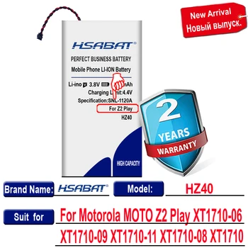 Reemplazo HZ40 3850mAh Batería para Motorola Moto Z2 Jugar XT1710-01 XT1710-02 XT1710-08 XT1710-07 XT1710-09 XT1710-10