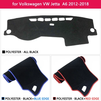 Panel de Cubierta de la Almohadilla Protectora para Volkswagen VW Jetta A6 MK6 2012~2018 Accesorios del Tablero del Parasol de la Alfombra Anti-UV Dashmat