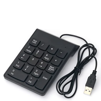 Cable USB Teclado Numérico Slim Mini teclado numérico Teclado Digital 18 Teclas para iMac/macbook Pro/MacBook/MacBook Air/Pro PC Portátil