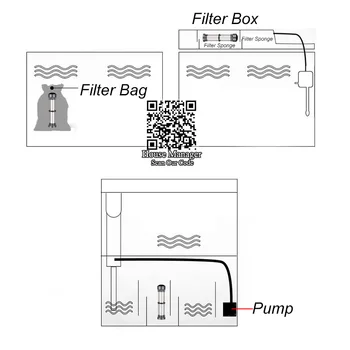 Acuario de agua purificador de agua filtro clarificador limpiador acondicionador, equilibrar el PH,Suavizar la dureza del agua,eliminar las Bacterias Algas