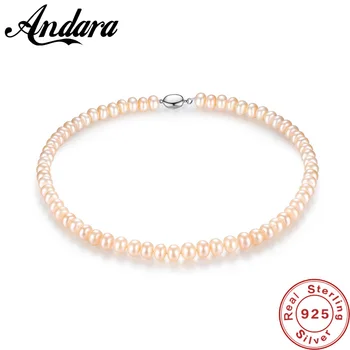 Precio al por mayor AAAAA Calidad Superior Natural de agua Dulce Collar de Perlas para las Mujeres 3 Colores 8-9mm Perla de la Joyería de 45cm