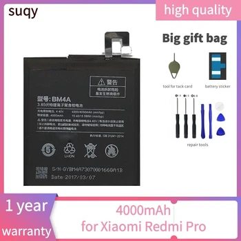 Suqy Caliente 4050mAh BM4A Acumulador de Batería para el Xiaomi Redmi Pro Batterie los Accesorios del Teléfono Móvil Batería para Redmi Pro Baterías