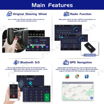 128GB Carplay Android 10.0 Pantalla del Reproductor Multimedia Para Hyundai Tucson 2018 2019 2020 GPS Navi Auto de Audio Radio Estéreo de la Unidad principal