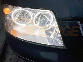 Para Volkswagen VW SHARAN Seat Alhambra de estiramiento facial 2000-2010 Excelente Ultra brillante LED Ojos de Ángel Halo Anillos de los Accesorios del coche