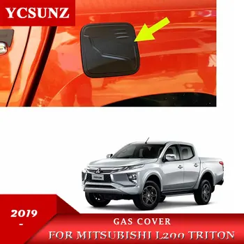 Gas de la cubierta Para Mitsubishi L200 Triton 2019 2020 Ram 1200 Strada Strakar Bárbaro ABS Color Negro Mate