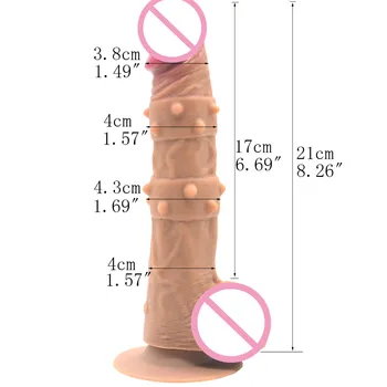 Control remoto inalámbrico swing Consolador Vibrador Con Ventosa Artificial Pene Grande consolador realista adulta de los Juguetes sexuales para Mujeres masturbador